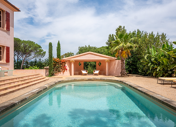 rent villa private pools located landscaped gardens mediterranean greenery