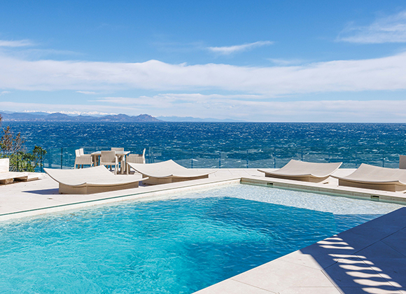 rent villa swimming pools panoramic sea views les parcs de st tropez
