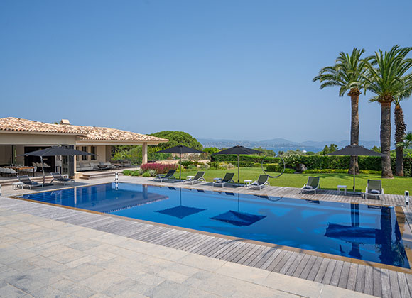 villa for let le capon sea view