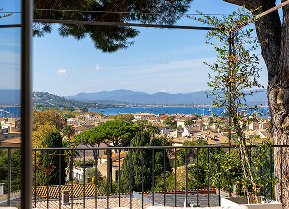 villa for rent st tropez centre sea view